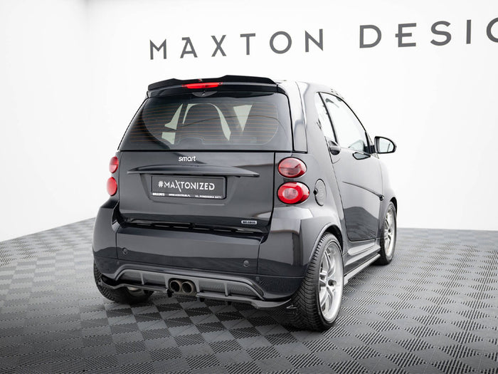 Rear Splitter (Vertical Bars) Brabus Smart Fortwo C451 Facelift - Maxton Design