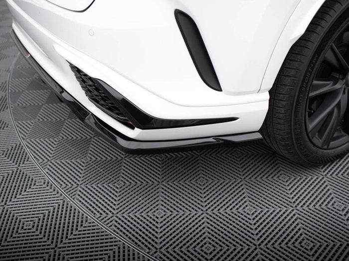 Lexus RX F-Sport Mk5 Central Rear Splitter (Vertical Bars) - Maxton Design