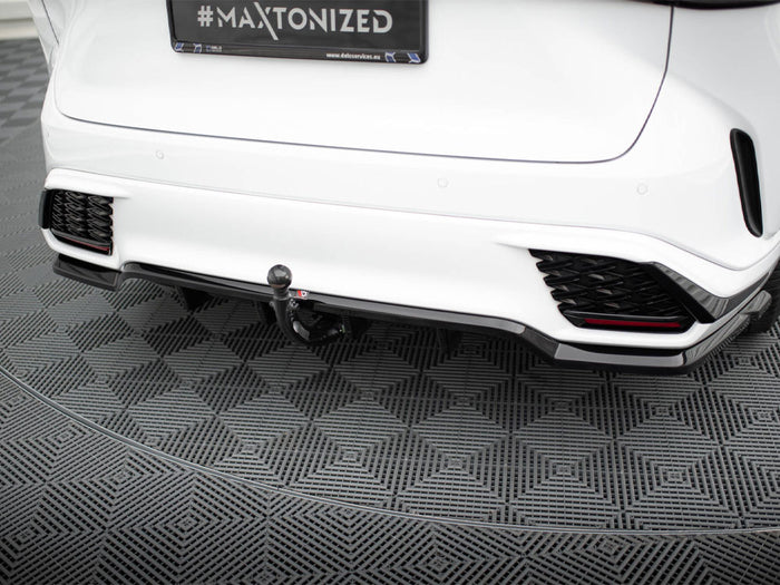 Lexus RX F-Sport Mk5 Central Rear Splitter (Vertical Bars) - Maxton Design