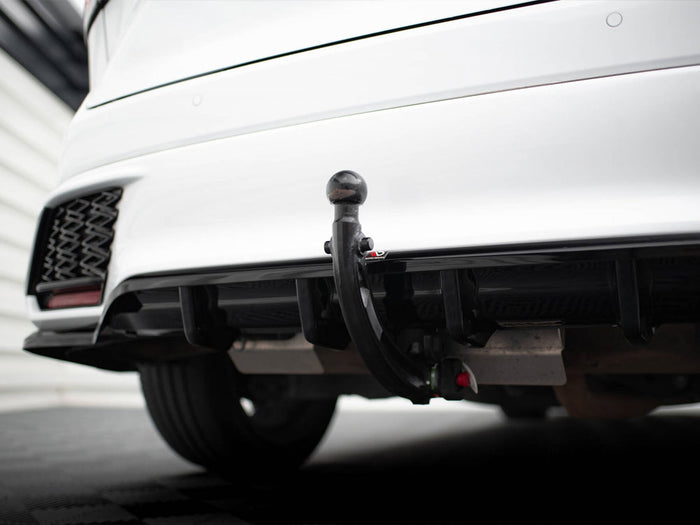 Lexus RX F-Sport Mk5 Central Rear Splitter (Vertical Bars) - Maxton Design