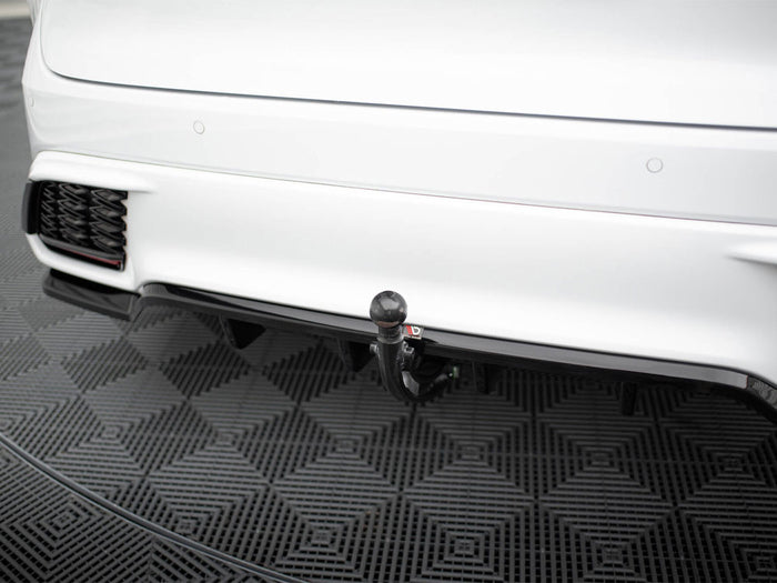 Lexus RX F-Sport Mk5 Central Rear Splitter (Vertical Bars) - Maxton Design