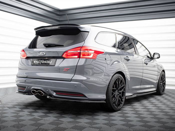 Maxton Design - REAR SIDE SPLITTERS FORD FOCUS MK3 ST ESTATE