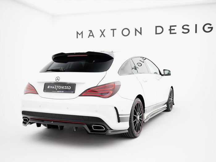 Rear Splitter (Vertical Bars) Mercedes-Benz CLA AMG-Line C117 - Maxton Design