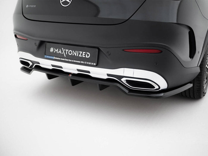 Maxton Design - Rear Splitter (Vertical Bars) Mercedes-Benz GLC Coupe AMG-Line C254