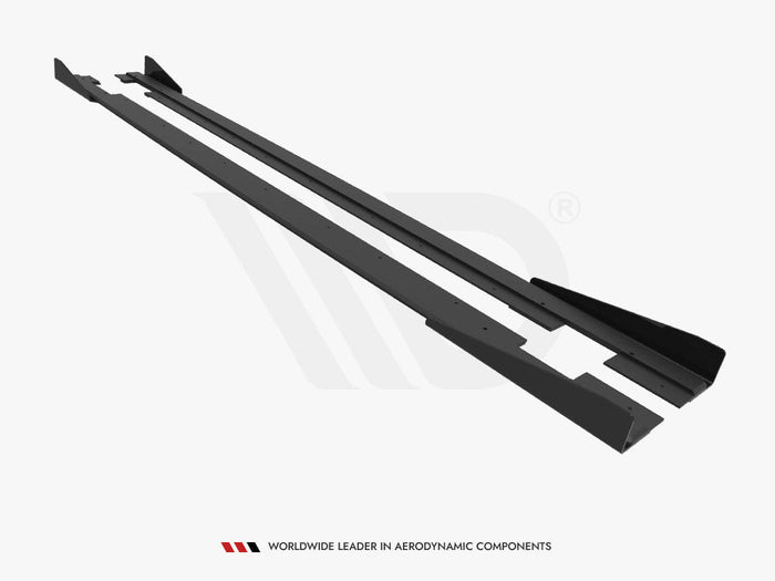 Maxton Design - Street PRO Side Skirts Diffusers + Flaps Audi TT S / TT S-Line 8J Facelift