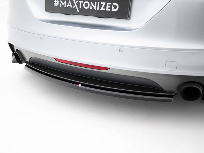Audi TT S-Line 8J Facelift Central Rear Splitter - Maxton Design