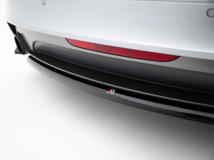 Audi TT S-Line 8J Facelift Central Rear Splitter - Maxton Design