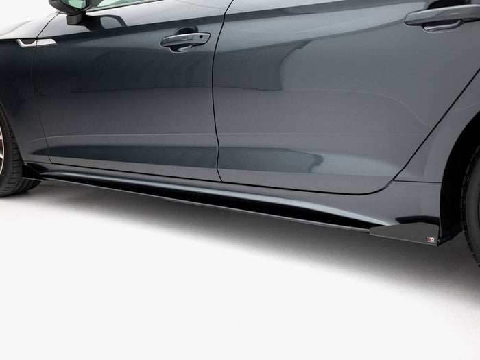 Maxton Design - Street PRO Side Skirts Diffusers + Flaps Audi A5 Sportback F5 / B9 Facelift