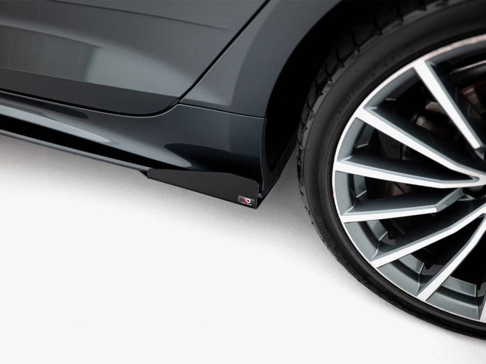 Maxton Design - Street PRO Side Skirts Diffusers + Flaps Audi A5 Sportback F5 / B9 Facelift