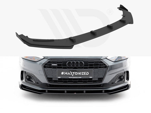 Maxton Design - Street PRO Front Splitter + Flaps Audi A5 F5 / B9 Facelift