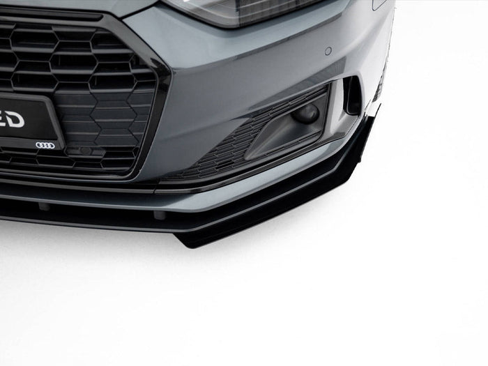Maxton Design - Street PRO Front Splitter + Flaps Audi A5 F5 / B9 Facelift