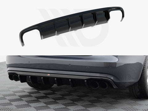 Audi A4 B8 Facelift (Version with dual exhausts on both sides) Rear Valance - Maxton Design