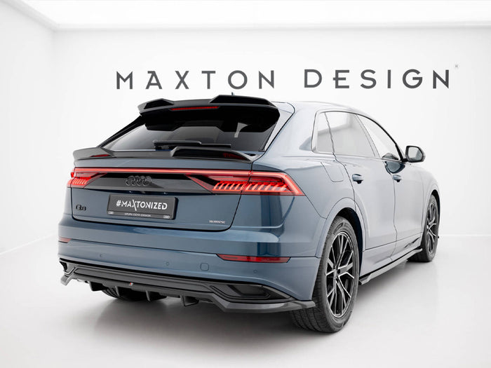 Audi Q8 Mk1 Rear Splitter (Vertical Bars) - Maxton Design