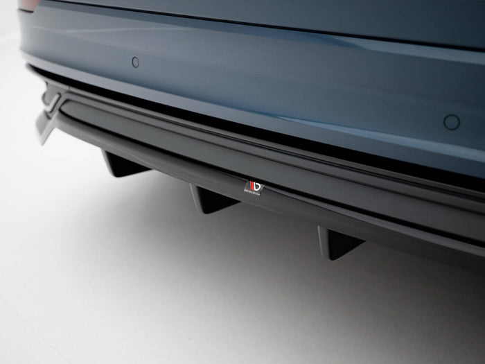 Audi Q8 Mk1 Rear Splitter (Vertical Bars) - Maxton Design