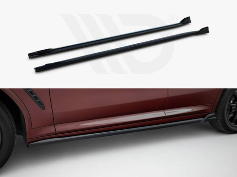 BMW iX3 M-Pack G08 Facelift Side Skirts Diffusers - Maxton Design