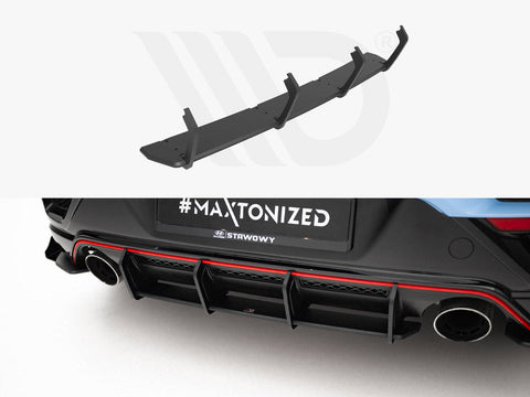 Maxton Design - Street PRO Rear Diffuser Hyundai Veloster N Mk2