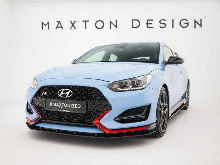 Maxton Design - Street PRO Front Splitter Hyundai Veloster N Mk2