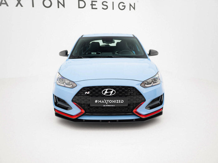 Maxton Design - Street PRO Front Splitter Hyundai Veloster N Mk2