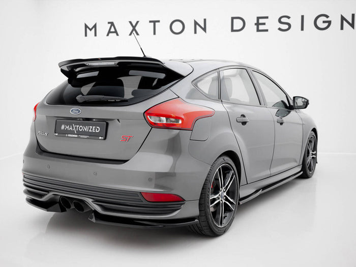 Ford Focus ST Mk3 Facelift Rear Side Splitters V.3 - Maxton Design