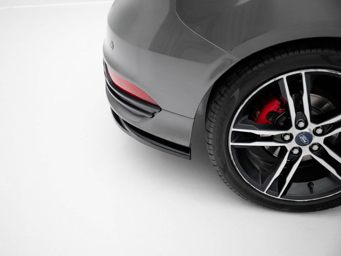 Ford Focus ST Mk3 Facelift Rear Side Splitters V.3 - Maxton Design