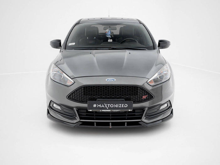 Ford Focus ST Mk3 Facelift Front Splitter V.6 - Maxton Design