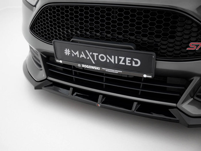 Ford Focus ST Mk3 Facelift Front Splitter V.6 - Maxton Design