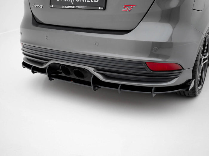 Ford Focus ST Mk3 Facelift Rear Side Flaps - Maxton Design
