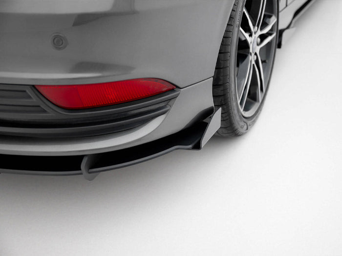 Maxton Design - Street PRO Rear Diffuser + Flaps Ford Focus ST Mk3 Facelift