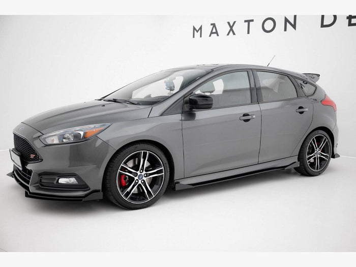Maxton Design - Street PRO Side Skirts Diffusers + Flaps Ford Focus ST Mk3