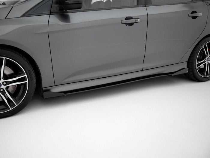 Maxton Design - Street PRO Side Skirts Diffusers + Flaps Ford Focus ST Mk3