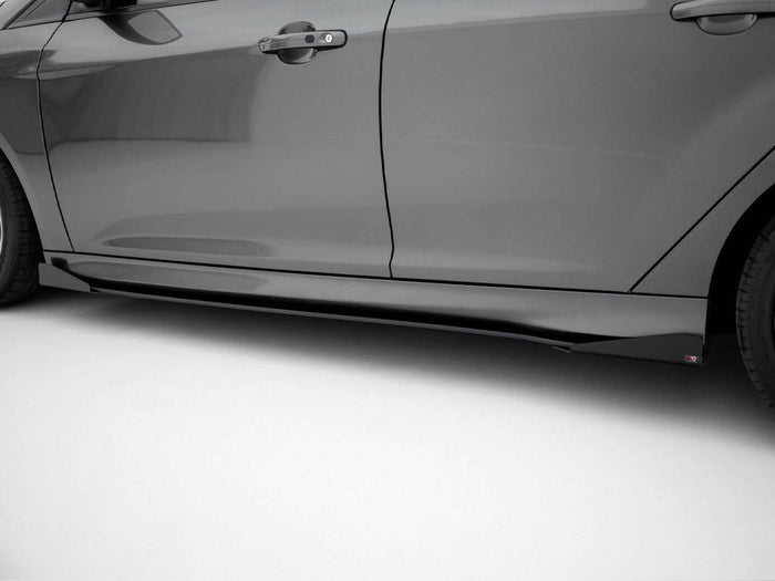Maxton Design - Street PRO Side Skirts Diffusers + Flaps Ford Focus ST Mk3