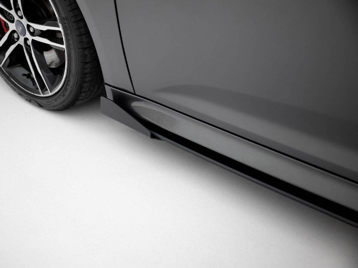 Maxton Design - Street PRO Side Skirts Diffusers + Flaps Ford Focus ST Mk3