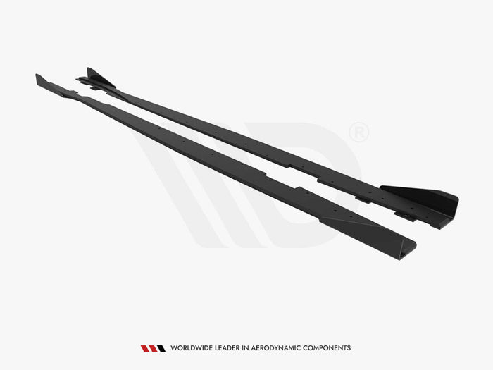 Maxton Design - Street PRO Side Skirts Diffusers + Flaps Ford Focus ST Mk3
