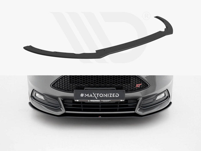 Maxton Design - Street PRO Front Splitter Ford Focus ST Mk3 Facelift