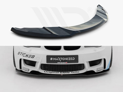 BMW 1 M Coupe E82 Front Splitter - Maxton Design