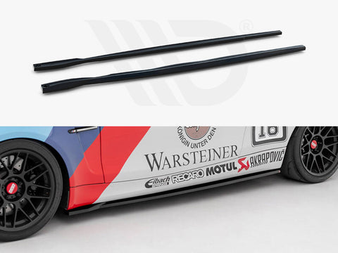 BMW 1 M Coupe E82 Side Skirts Diffusers - Maxton Design