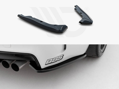 BMW 1 M Coupe E82 Rear Side Splitters - Maxton Design