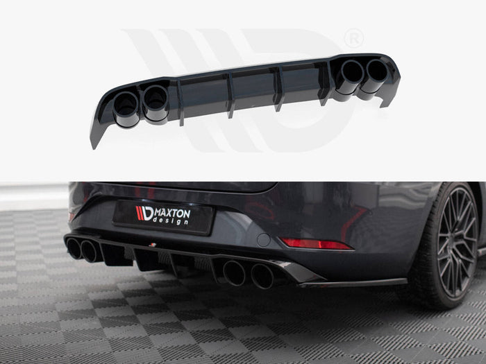 Maxton Design - Rear Valance + Exhaust Ends Imitation Seat Leon ST FR Mk4