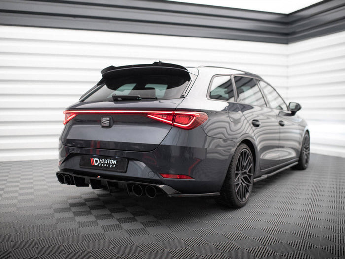 Maxton Design - Rear Valance + Exhaust Ends Imitation Seat Leon ST FR Mk4