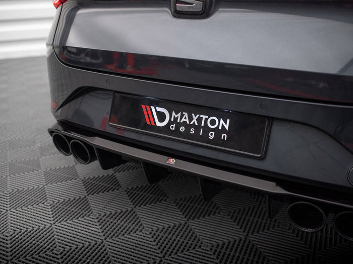 Maxton Design - Rear Valance + Exhaust Ends Imitation Seat Leon ST FR Mk4