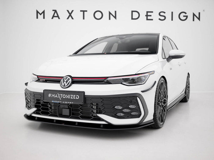 Maxton Design - Street PRO Front Splitter Volkswagen Golf GTI / GTE / R-Line Mk8 Facelift