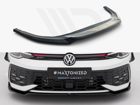 Volkswagen Golf GTI / GTE / R-Line Mk8 Facelift Front Splitter V.3 - Maxton Design