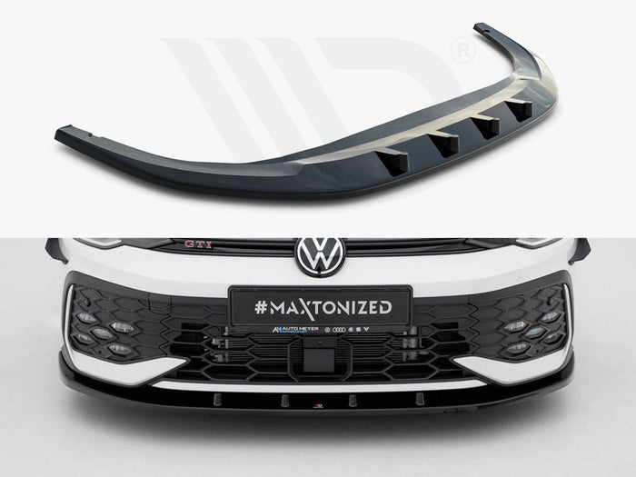 Maxton Design - Front Splitter V.2 Volkswagen Golf GTI / GTE / R-Line Mk8 Facelift