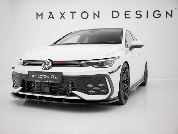 Maxton Design - Front Splitter V.2 Volkswagen Golf GTI / GTE / R-Line Mk8 Facelift
