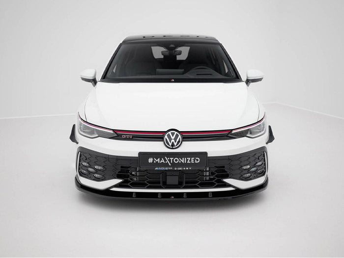 Maxton Design - Front Splitter V.2 Volkswagen Golf GTI / GTE / R-Line Mk8 Facelift