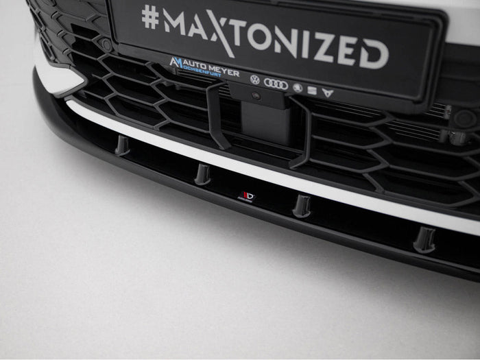 Maxton Design - Front Splitter V.2 Volkswagen Golf GTI / GTE / R-Line Mk8 Facelift