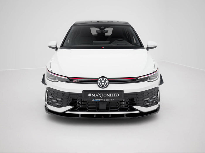 Volkswagen Golf GTI / GTE / R-Line Mk8 Facelift Front Splitter V.1 - Maxton Design