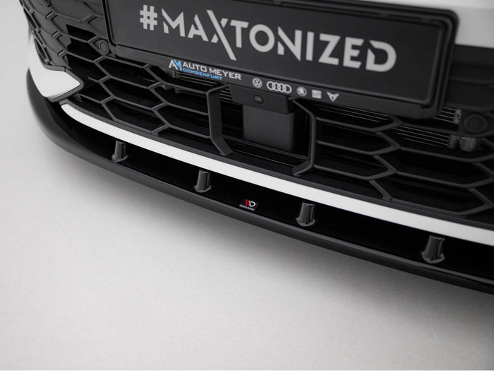Volkswagen Golf GTI / GTE / R-Line Mk8 Facelift Front Splitter V.1 - Maxton Design