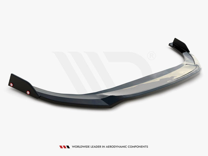 Volkswagen Golf GTI / GTE / R-Line Mk8 Facelift Front Splitter V.2 + Flaps - Maxton Design