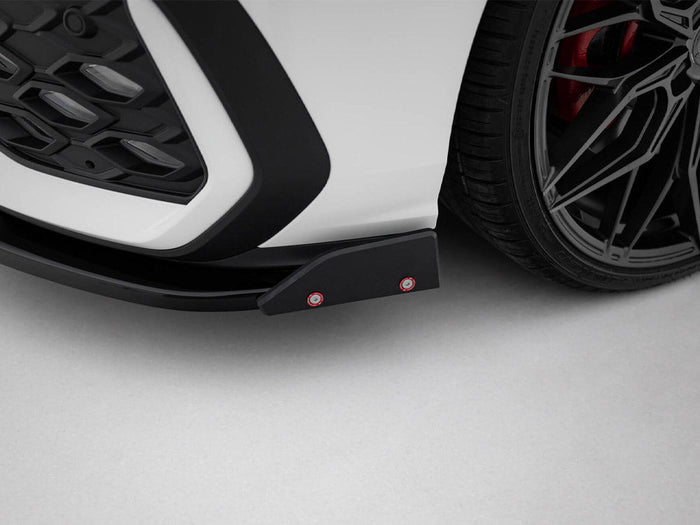 Maxton Design - Front Splitter V.2 + Flaps Volkswagen Golf GTI / GTE / R-Line Mk8 Facelift